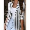 Women Elegant Long Sleeve Blazer Casual Office Formal Outerwear Coat