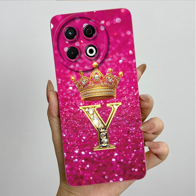 

For Tecno Spark 30 Pro 4G KL7 Case Crown Letters Camera Protection Shockproof Anti-Fingerprint Cover For tecno spark30 pro Coque Spark 30 Pro 4G