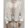 Solid Color Round Neck Lace Up Long Sleeve Knit Cardigan Sweater For Women
