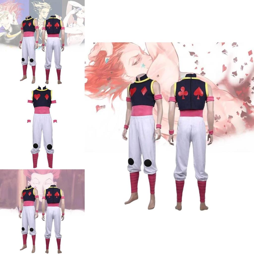 Halloween Stage Costume Full-time Hunter Hisoka Cosplay Clothing Wholesale