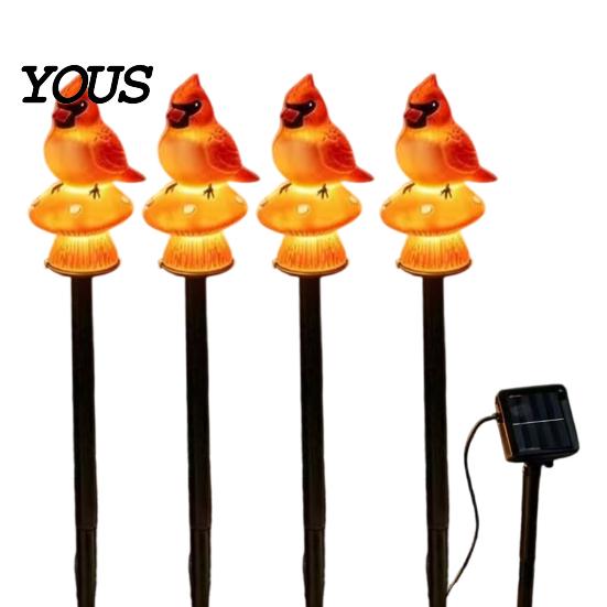 Weather Resistant Landscape Lighting Christmas Solar Stake Lights, Santa Snowman Tree Figurine Lawn Powered Yard Gifts Waterproof Warm LED Lights