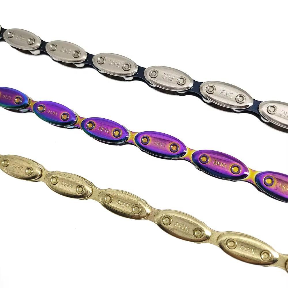 100 Link Bicycle Chain Fixed Gear Single Speed Chain Heavy Duty Bicycle Olive Chain  BMX Bike