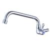 Grifo de Pared de Latón de Agua Fría Única Giratorio
