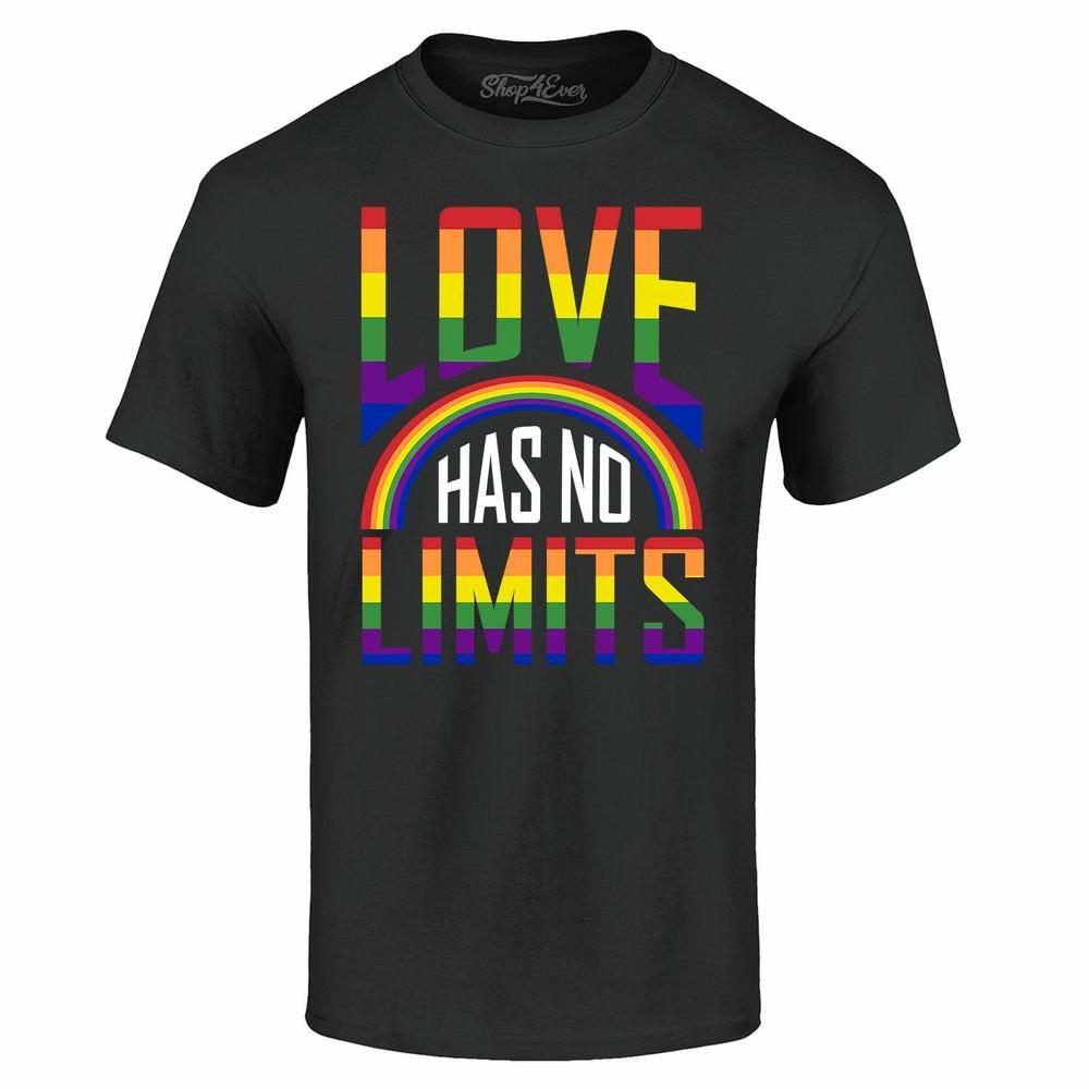Love Has No Limits T-shirt Rainbow Love Is Love Gay Pride Shirts