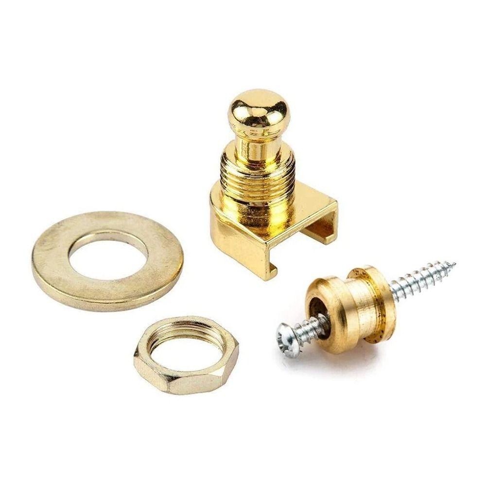 1Pcs Premium Alloy Metal Locking Button Pins Locking End Stud  for Acoustic Bass Guitar