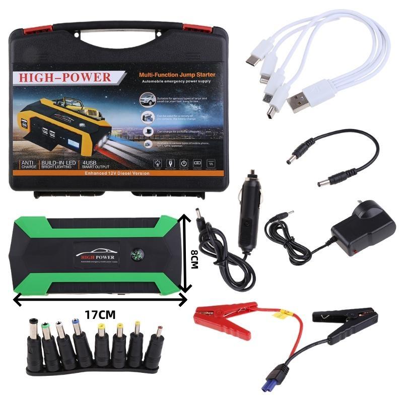 

89800 мАч 4 USB портативный автомобильный пусковой комплект бустерный аккумулятор