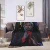 Ryan Gosling Cozy Blankets For Outdoor Pattern Throw Blanket Winter Travel Car Flannel Bedspread