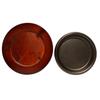 Exquisite Cast Iron Baking Pan with Wooden Board - Thickened Steak and Teppanyaki Plate for Western Dining.