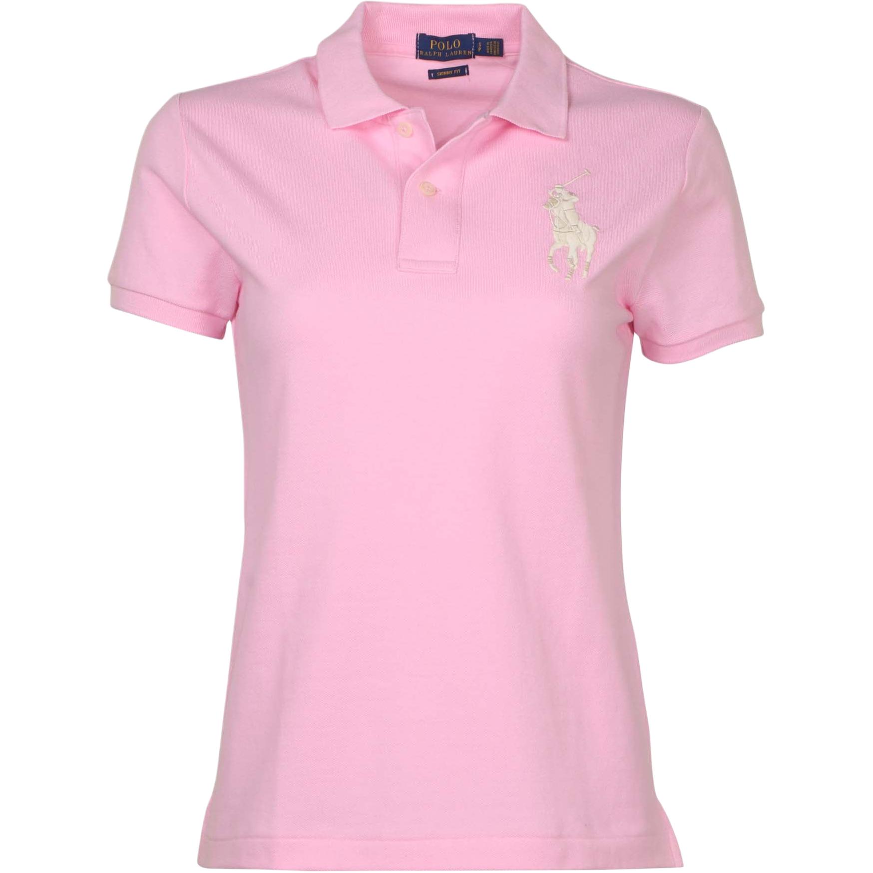 

Женская хлопковая рубашка поло с коротким рукавом и вышивкой логотипа Big Pony Polo Ralph Lauren WMPOKNINN810182-F34 S