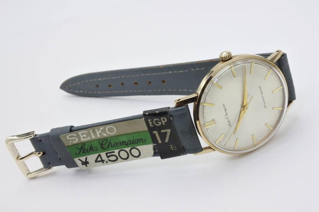 SEIKO CHAMPION 17 Tag Deadstock Item 1960s Jewels, Included, Hand-Wound Men's Watch