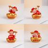 Lucky God Of Wealth Resin Figurine For Home Office Celebration Gift