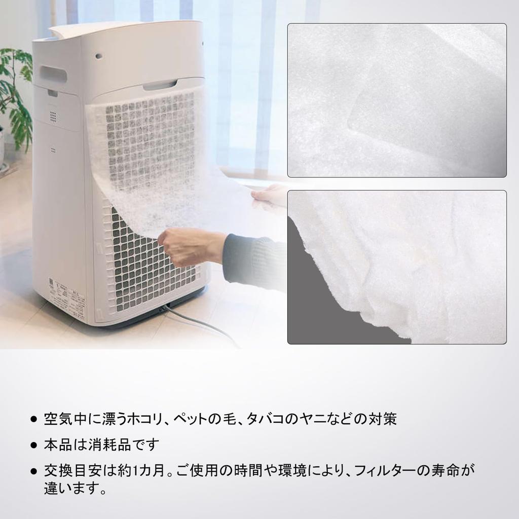 Air Purifier Replacement Filter FZ-PF80F1 Compatible 24 Pack Disposable for Sharp KI-LS70 KI-LX75 FU-A80