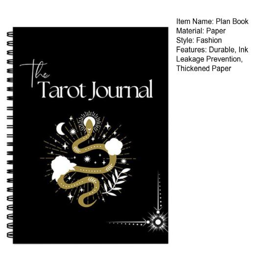 Tarot Journal for Planning Reflection Thick Paper Notebook Master Tarot History Spiritual Diary for Tarot Enthusiasts