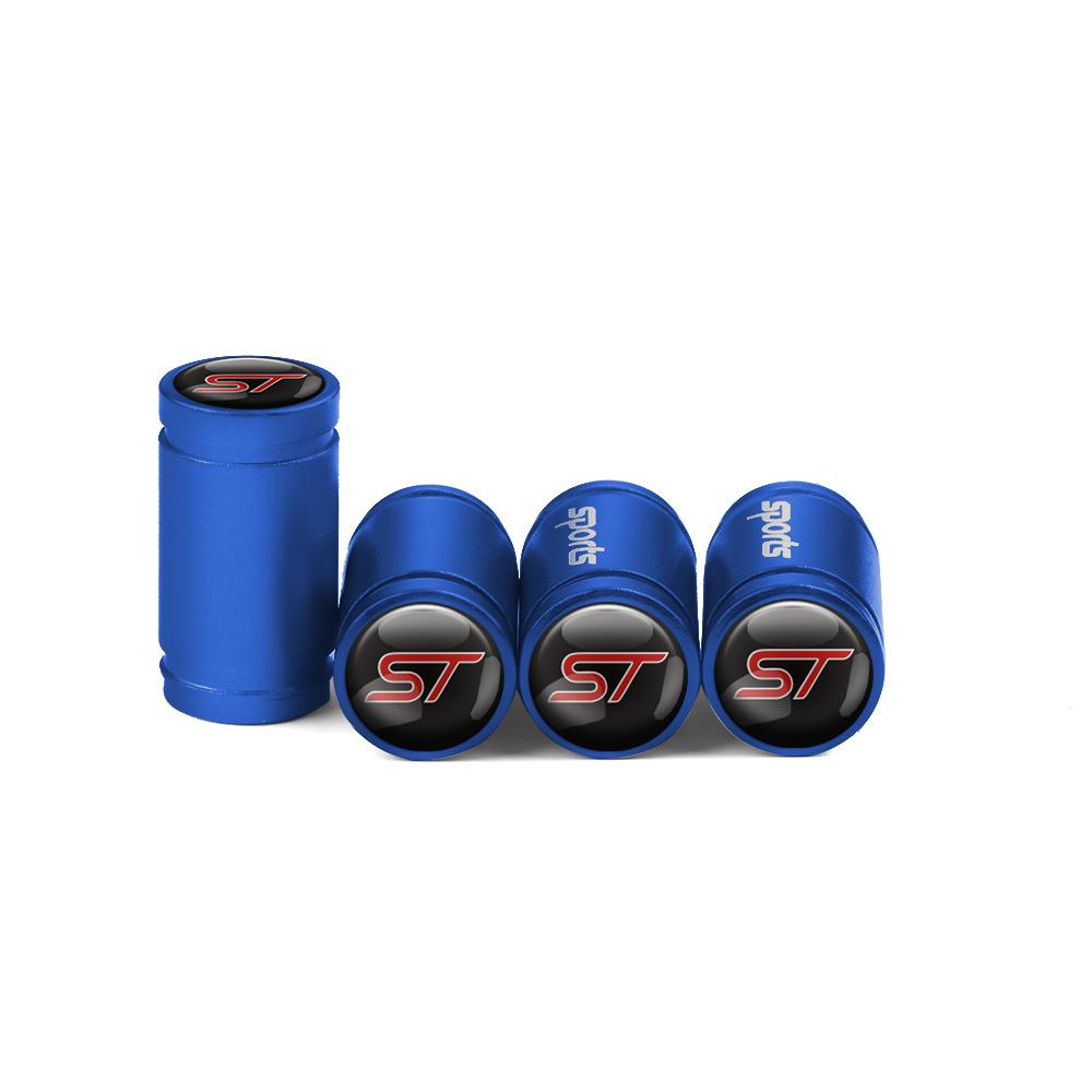 4Pcs Aluminum Alloy Car Wheel Tire Valve Caps Air Tyre Stem Cover Case Plugs Airtight For Ford ST Line Focus X 2 3 Mustang