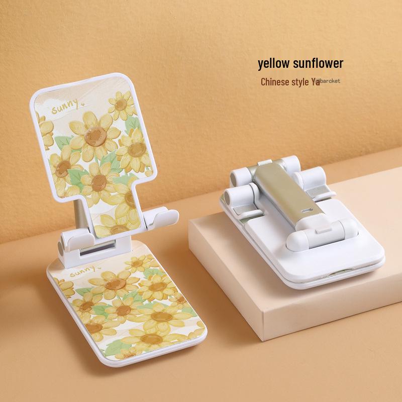 Elegant Flower Design Phone & Tablet Stand – Adjustable Bedside/Desktop Holder
