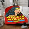 1 stuks Wonder Woman, Superhelden Deken Polyester Vezel, Comfort voor Alle Seizoenen voor Bank, Bed, Kantoor, Auto, Kamperen Ideale Huisdecoratie & Cadeau, Kantoorcomfort