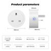 20a Tuya Smart Wifi Plug Uk Wireless Control Socket Outlet With Energy Monitering Timer Function Works With Alexa Google Home