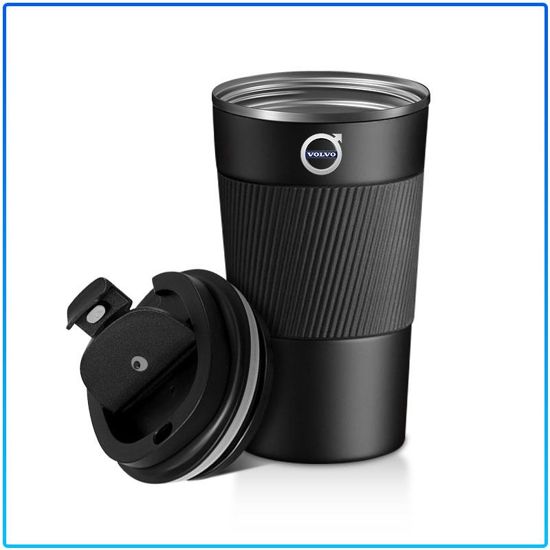 Car Stainless Steel 304 Coffee Thermos Mug Leak-Proof Non-Slip sticker For Volvo XC90 XC60 XC40 V40 V50 V60 S40 S50 S60 S70 S80 S90 240 C70 Vnl Truck