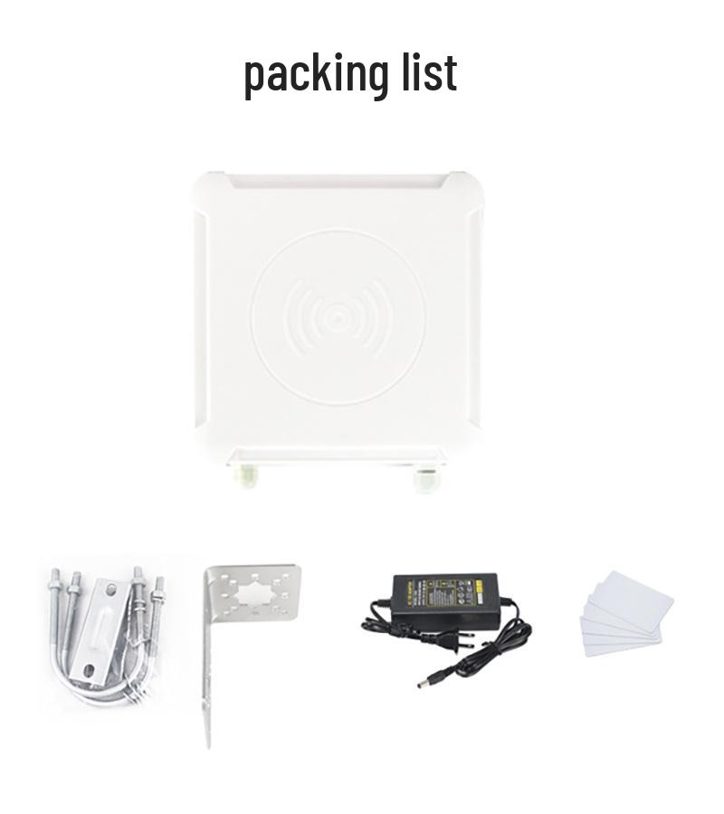 UHF RFID Card Reader/Writer: Non-Contact Access Control with Integrated Antenna