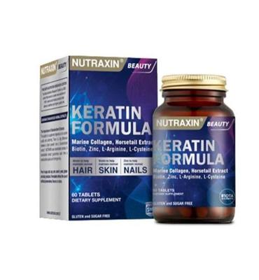 Vitamín Nutraxin Keratin Formula 60 Tablet pro péči o vlasy