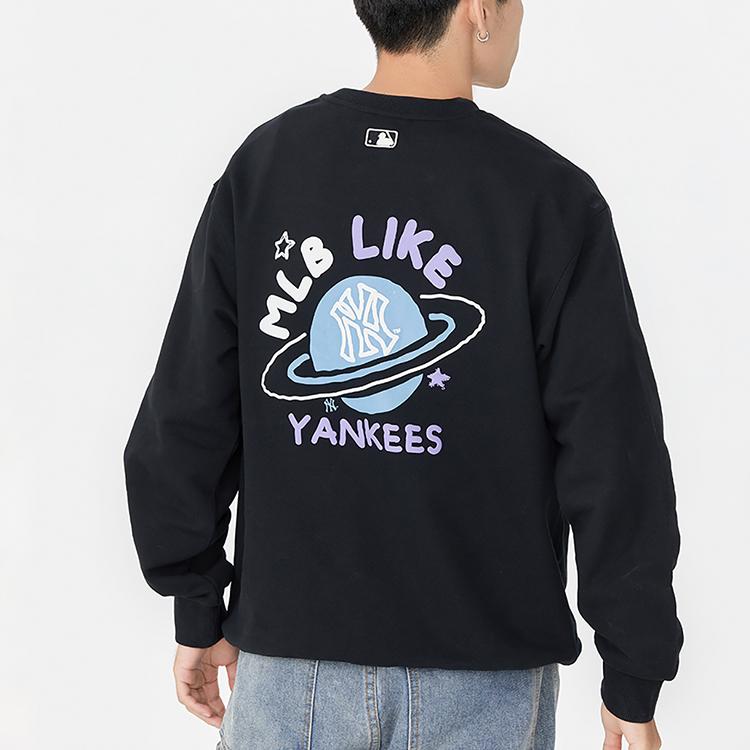 New MLB New York Yankees Sweatshirts Unisex Black 3AMTL0114-50BKS