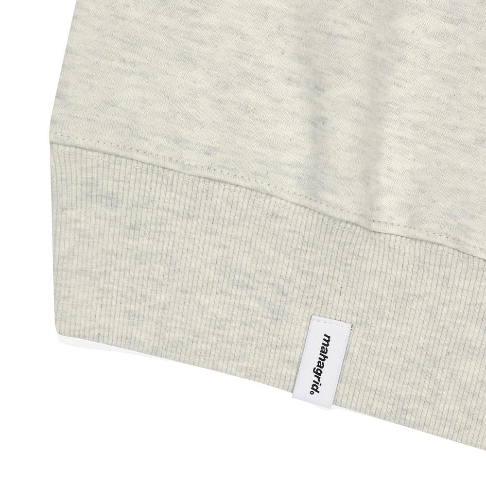 MAHAGRID Rhapael Sweatshirt Oatmeal(Mg2Dfmm456A)