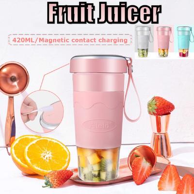 150W Tragbarer Fruchtbecher Kleiner Mixer Entsafter Mixer Küchenmaschine Magnetisches Laden 30 Sekunden Schnell-Entsafter Neu