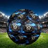 Football Club F.C Print Size 5 Soccer Ball, PU Wear Resistant Football for Match Training and Daily Practice, Birthday Gift for Soccer Fans