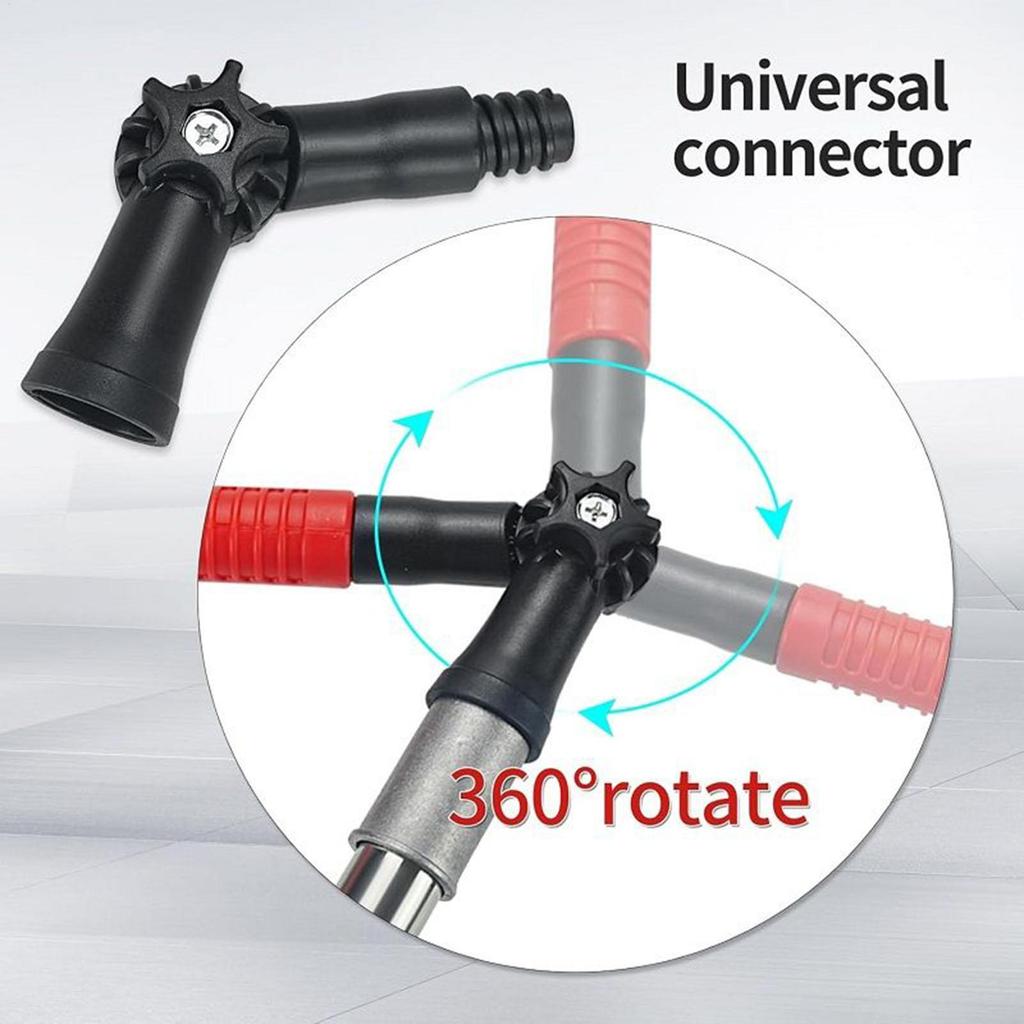 Gutter Cleaning Tools From The Ground Telescopic Gutter Cleaner Tool No Ladder Needed 10.5 Ft Long Reach Pole For Roof