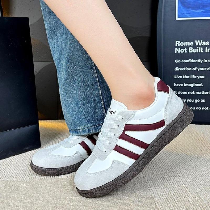 Retro women's autumn new fashion casual shoes trendy versatile wear-resistant leather board shoes