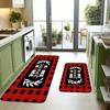 1PC Antarctic Penguins Pattern Kitchen Rug Non-Slip Door Mat Pop design Bathroom Rug Bath Mat Carpet for Home Sink Laundry Decor