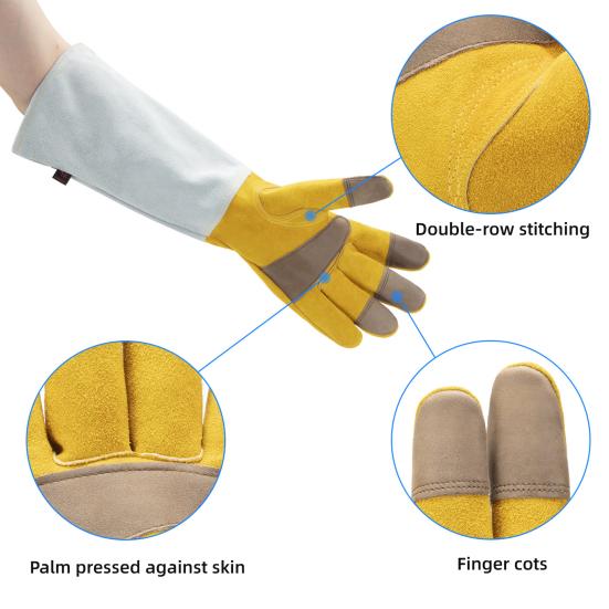 Lange Gartenschutzhandschuhe Arbeitsschutzhandschuhe Stichfeste Verlängerte Handschuhe Schützt die Handgelenke