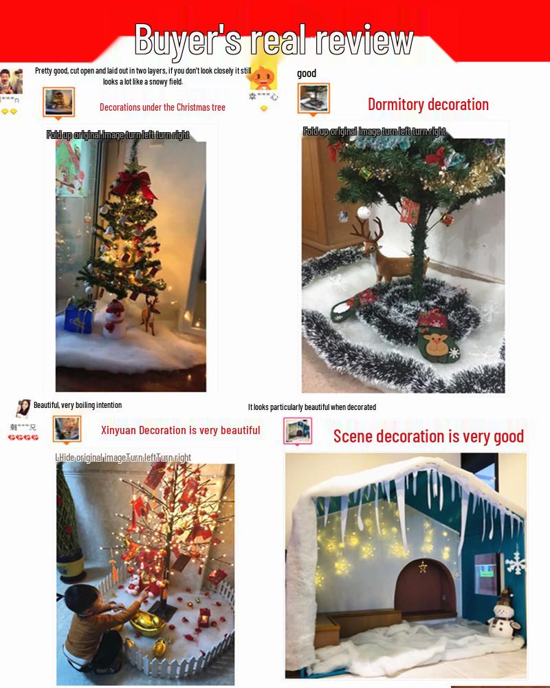 Artificial White Cotton Snowballs for Christmas Decorations