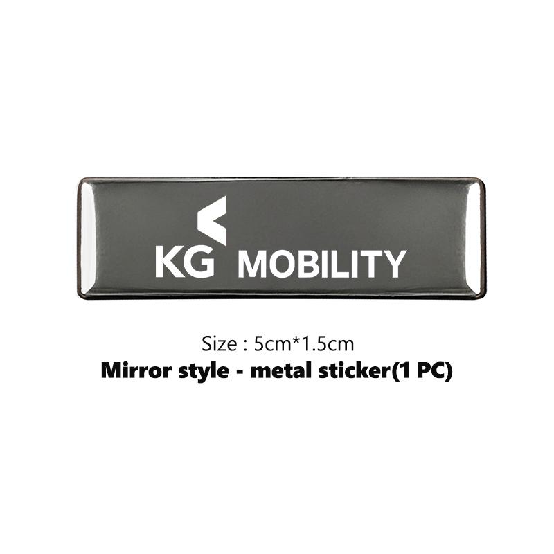 Insignia de Pegatina para Carrocería de Coche Accesorios de Decoración de Estilo Automotriz Para SsangYong Kyron Actyon Sport Tivoli Torres Korando C300 Musso