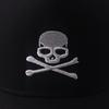 Spring and summer new embroidered skull baseball cap European and American personality breathable truck driver mesh hat