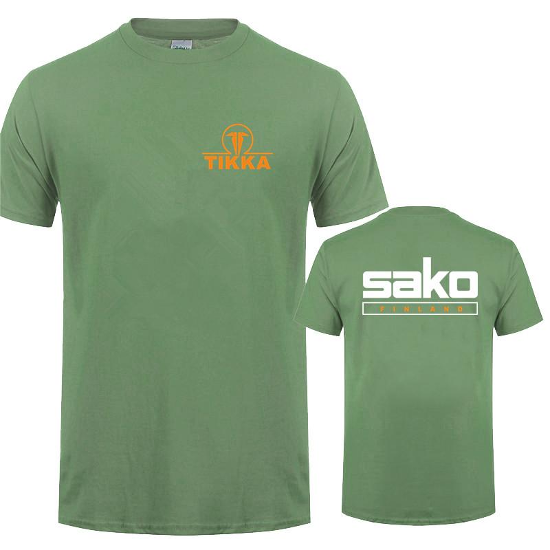 Tikka By Sako Finnland Schusswaffen T-Shirts Tees Lässige Kurzarm Baumwolle Unisex T-Shirt Lh252