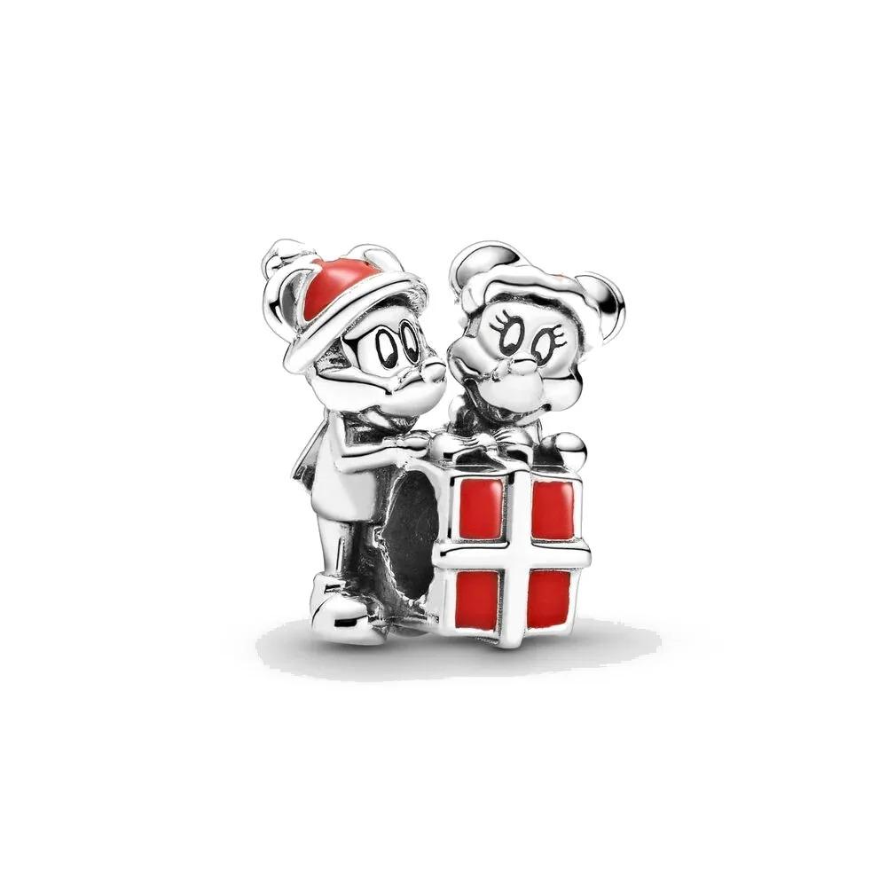 New 925 Silver Miniso  Mouse Castle Hat Princess Pendant For Bracelet DIY Exquisite Jewelry