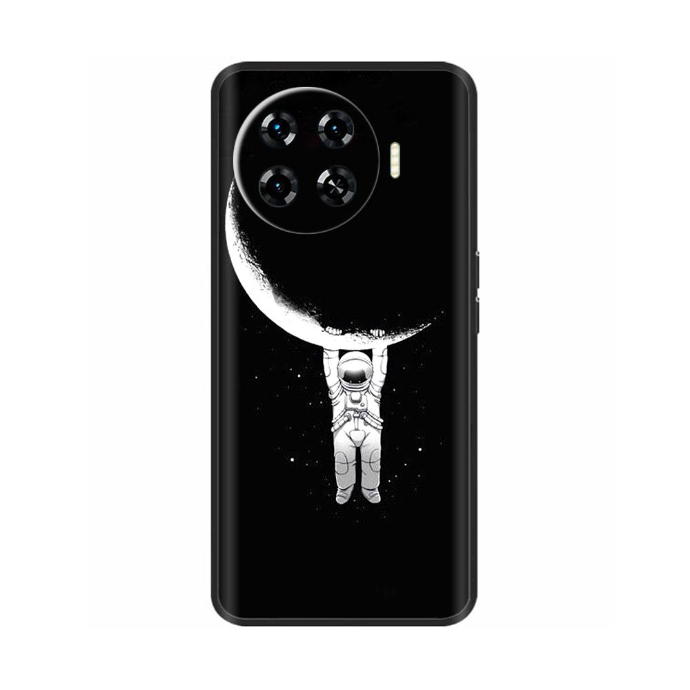 For Tecno Spark 20 Pro Plus Case Cover Shockproof Liquid Silicone Funda for Tecno Spark20 Pro Plus Phone Back Cover Skull Coque