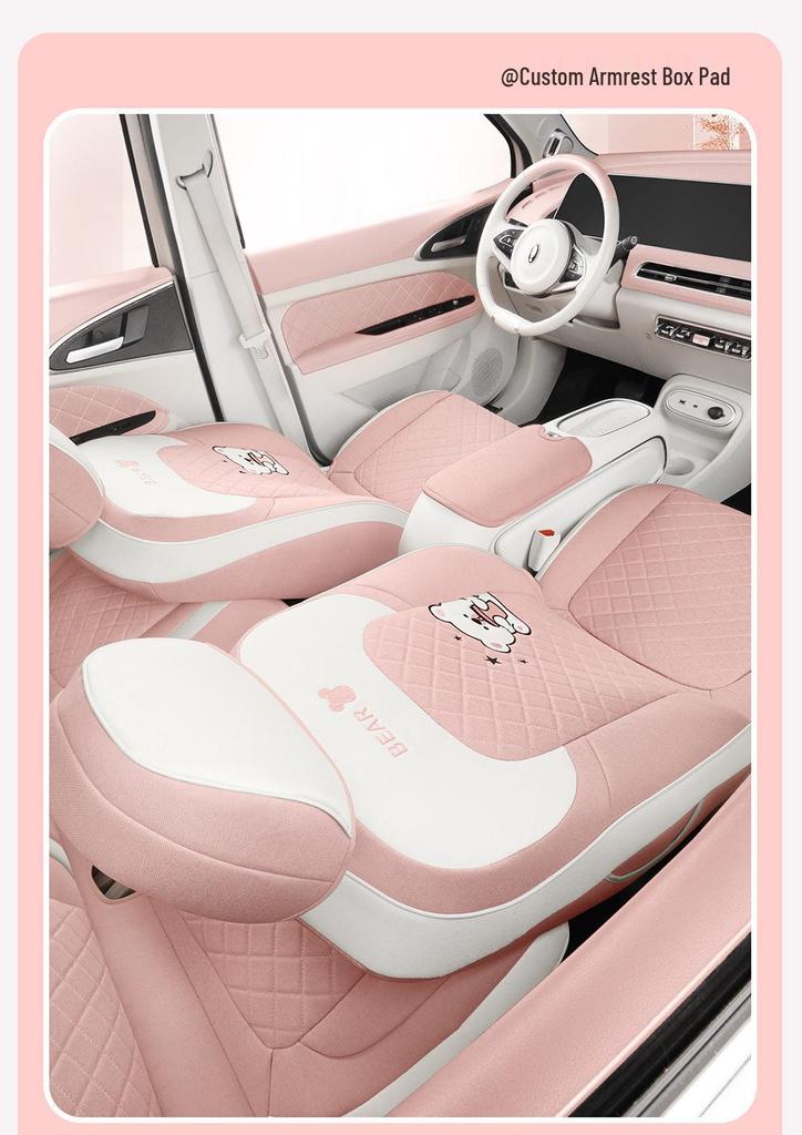 2024 ORA Good Cat All-Season Breathable Linen Car Seat Cover Set
