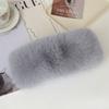 Coldproof Lady Warm Empty Hat Soft Fluffy Elastic Hair Bands Plush Faux Fur Headband  Cold Weather