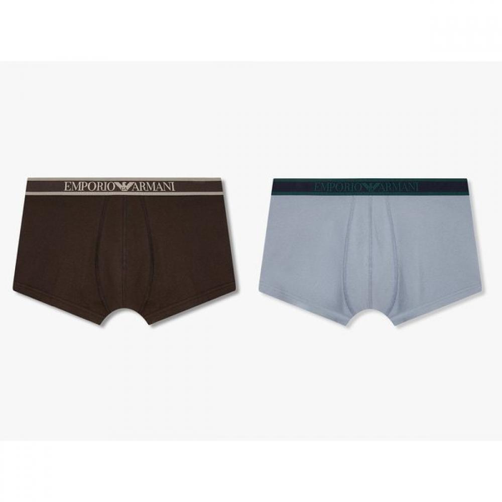 Emporio Armani Мужской набор Pique Cotton droS с логотипом и полосами 0815312031 0815312032 M(100)