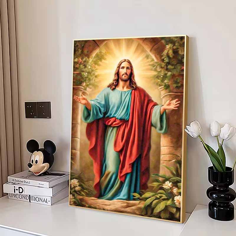 5D DIY Full Circle Diamond Painting "Religious" Embroidery Cross Stitch Home Decor Gift