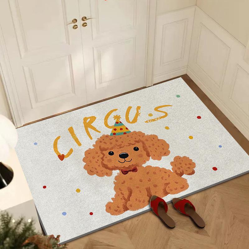 Eingangstür Cartoon Seide Bodenmatte Haushalt Eingangstür Tür Schmutzmatte Outdoor Schmutzabweisend Staubentfernung Kann Maßgeschneidert Werden Teppich