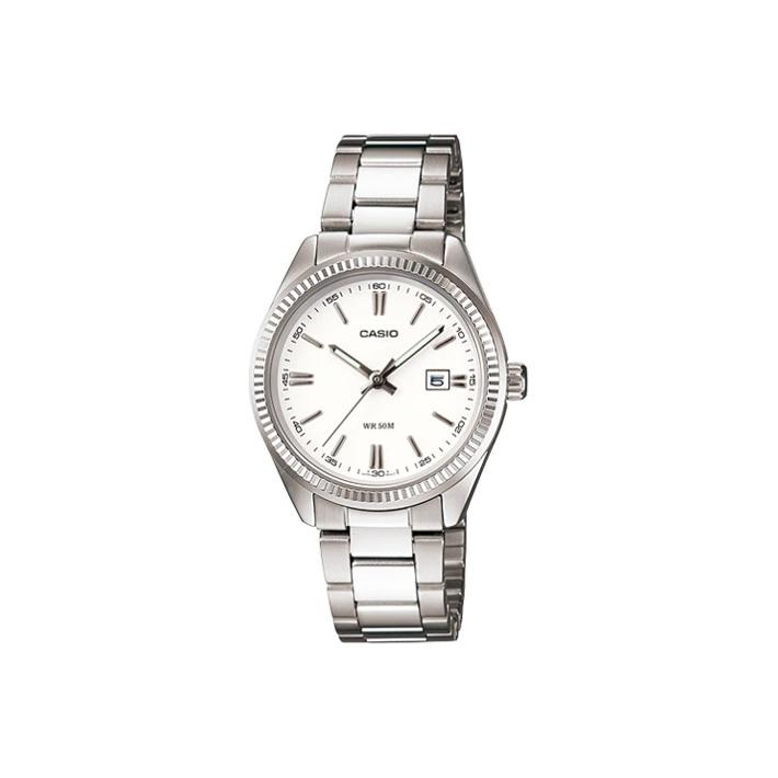 CASIO G Shock LTP 1302D 7A1V LTP-1302D-7A1V White Dial