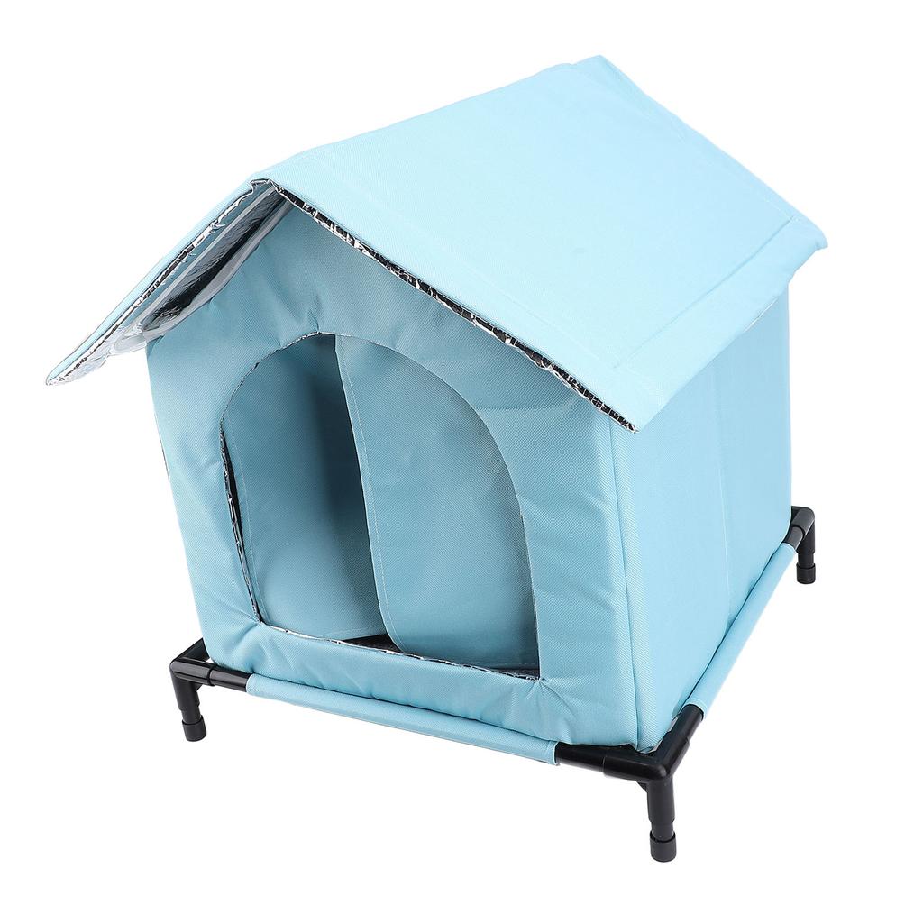 Outdoor Cat House Winter Warm Water Resistant Rainproof Large Space All Seasons   Enclosed Tent Insulated Shelter for Stray Cat