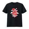 Damen Valentinstag Eiffelturm Paris Frankreich Urlaub Souvenir Rundhals T-Shirt vintage Gewaschen homme Leicht Unisex Weich