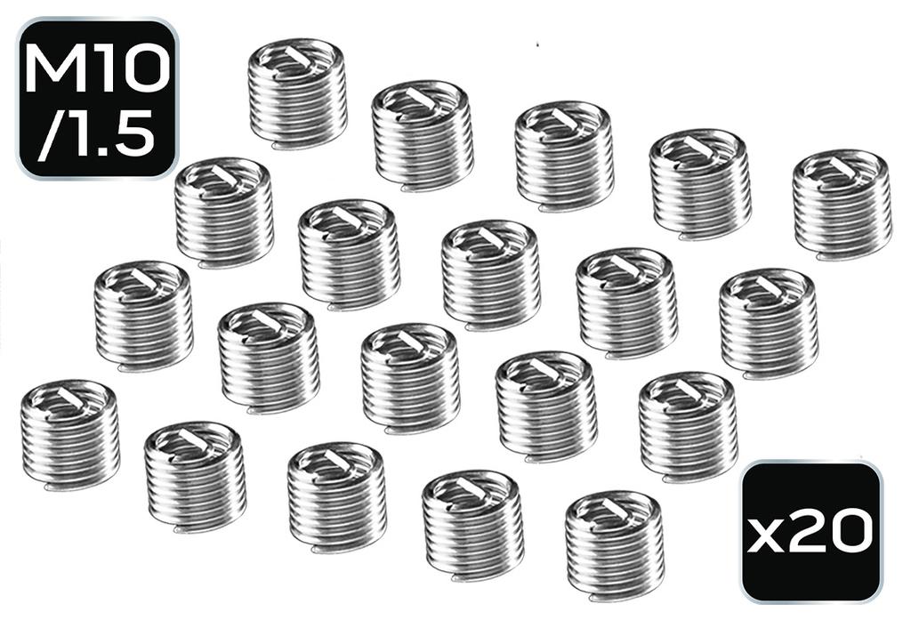 Thread Repair Inserts M10, 20 Pcs.