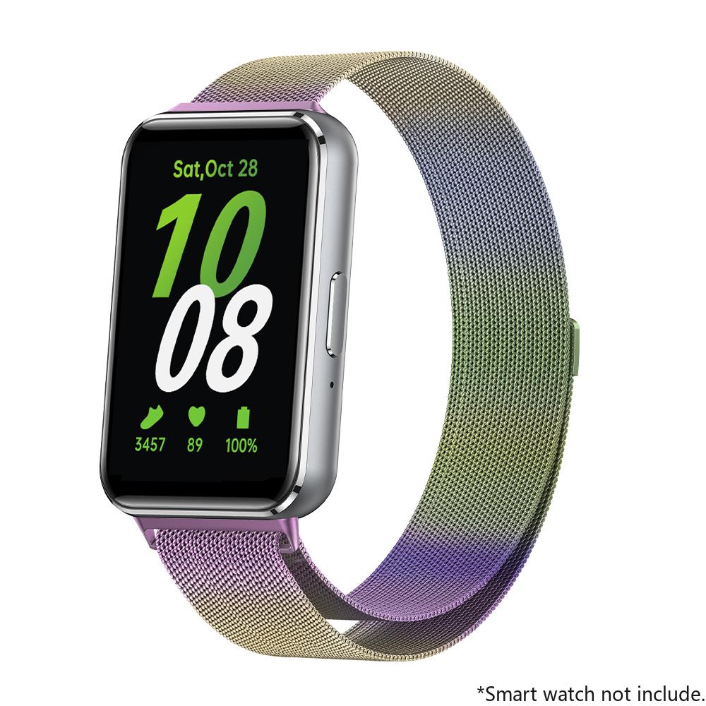 Pasek ze stali nierdzewnej do smartwatcha Samsung Galaxy Fit 3, bransoletka magnetyczna typu pętla mediolańska, opaska na nadgarstek Fit3, etui na nadgarstek