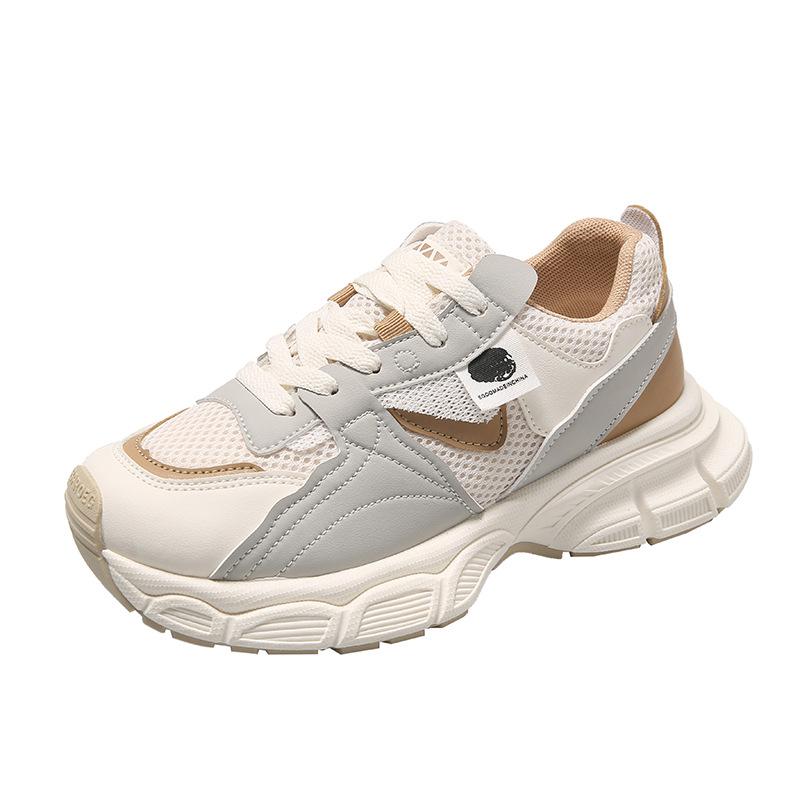 Letnie nowe oddychające buty typu dad shoes damskie ins studenckie buty casualowe damskie buty na platformie do biegania damskie