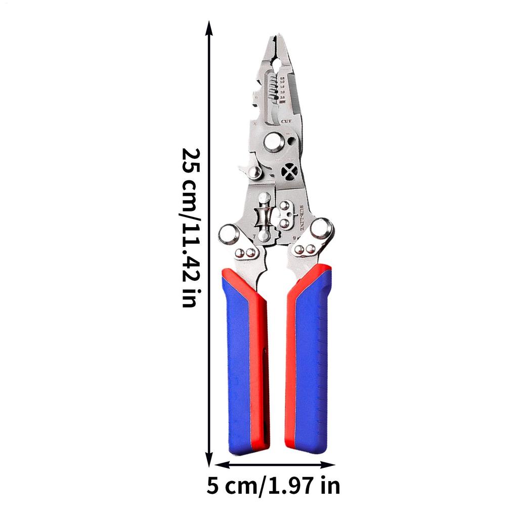 Wire Pliers High-Voltage Resistant Cable Cutters Wire Crimping Tool For Automotive Wiring Hardware Factory Garage Workshop